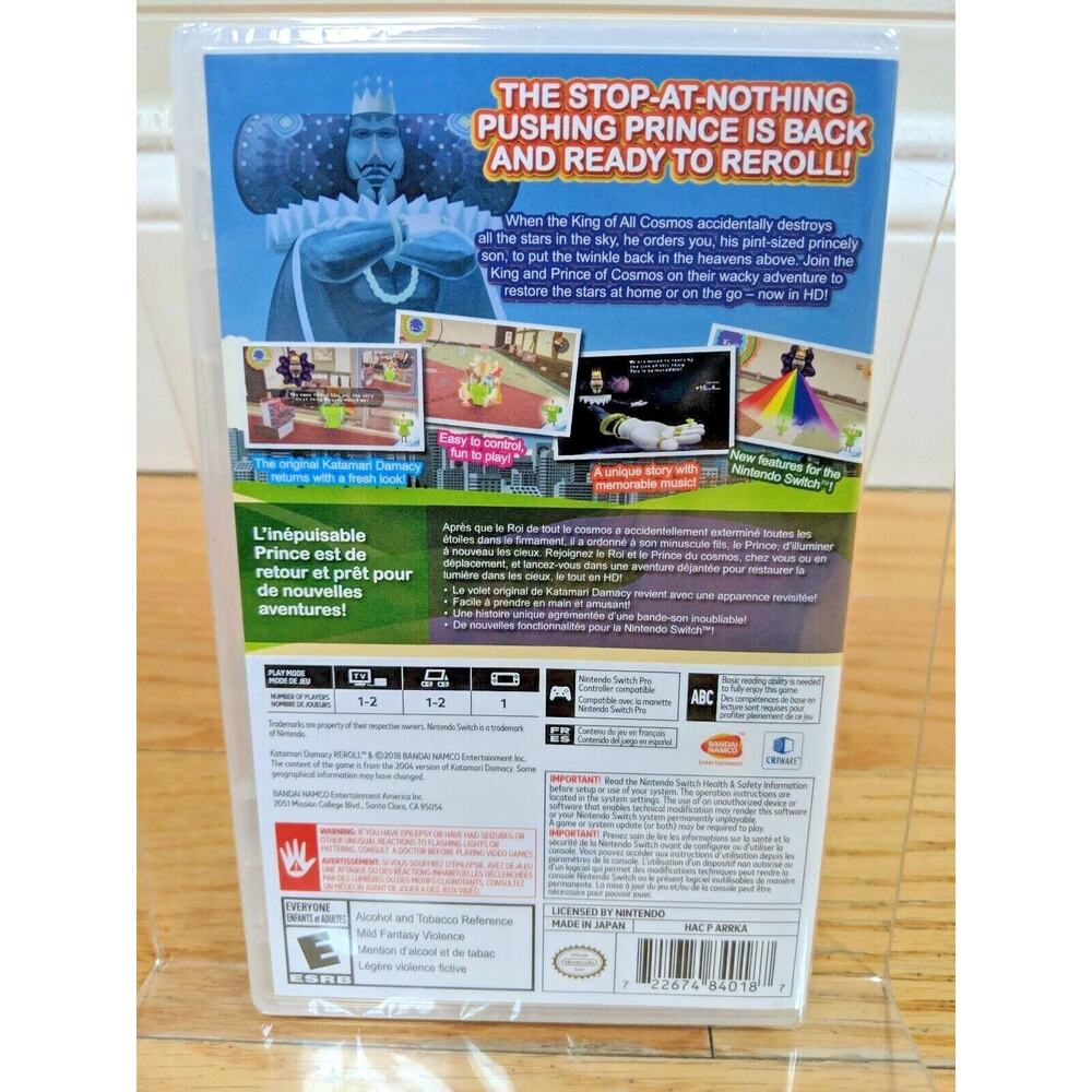 Katamari Damacy ReRoll (Nintendo Switch) RARE 1st Print Version BRAND NEW Sealed - Picture 5 of 8